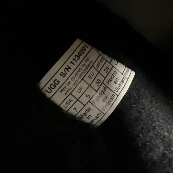 UGG Classic 1134991-BLK Boot Women's Black Suede Platform Ankle Bootie - Picture 8 of 11